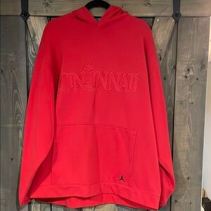 Jordan Red Cincinnati Bearcats Hoodie